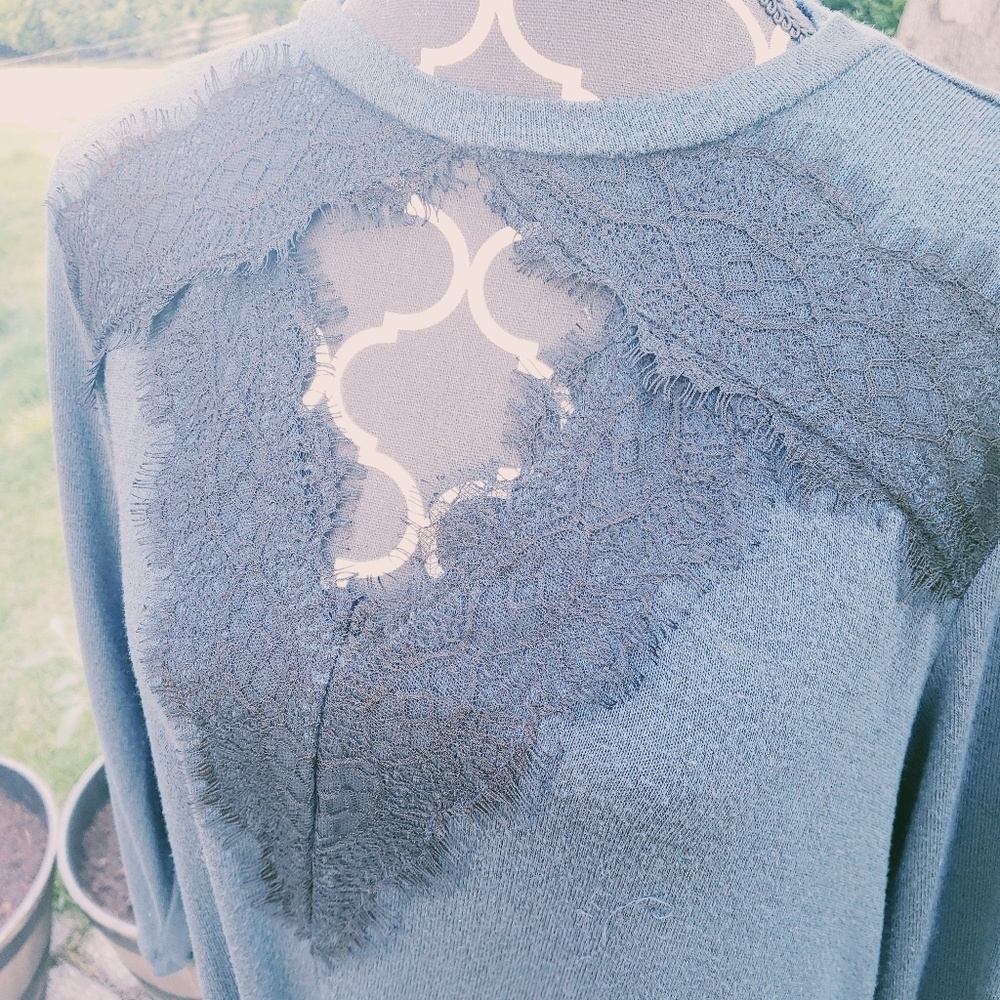 Long sweater, cutout, sexy!